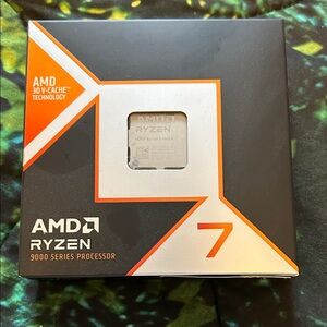 AMD Ryzen 9000 Series Processor - Black and Orange